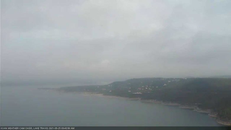 Lake Travis webcam, May 25, 2021 9:45 AM CT