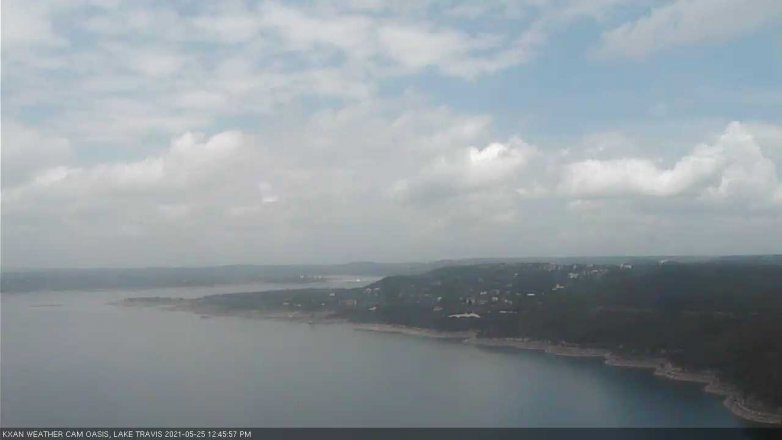 Lake Travis webcam, May 25, 2021 12:45 PM CT