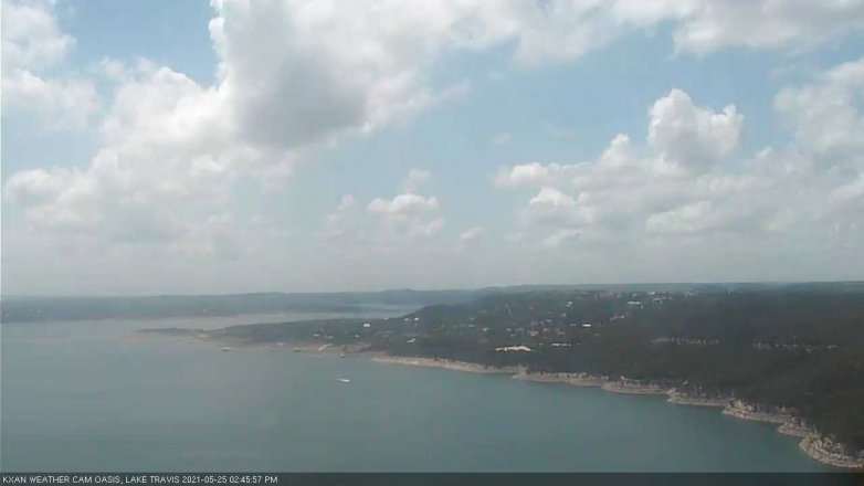 Lake Travis webcam, May 25, 2021 2:45 PM CT