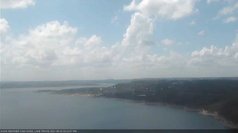 Lake Travis webcam, May 25, 2021 3:25 PM CT