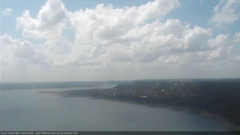 Lake Travis webcam, May 25, 2021 3:45 PM CT