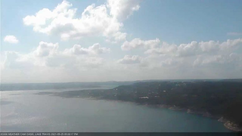 Lake Travis webcam, May 25, 2021 5:00 PM CT
