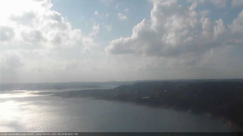 Lake Travis webcam, May 25, 2021 5:45 PM CT