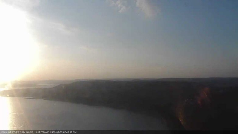 Lake Travis webcam, May 25, 2021 7:45 PM CT