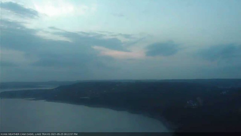Lake Travis webcam, May 25, 2021 8:25 PM CT
