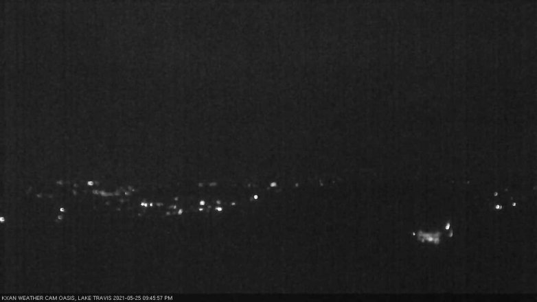 Lake Travis webcam, May 25, 2021 9:45 PM CT