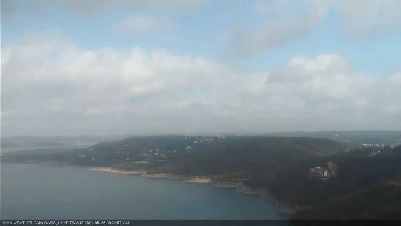 Lake Travis webcam, May 26, 2021 9:25 AM CT