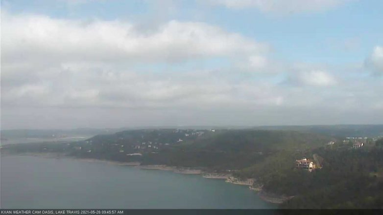 Lake Travis webcam, May 26, 2021 9:45 AM CT