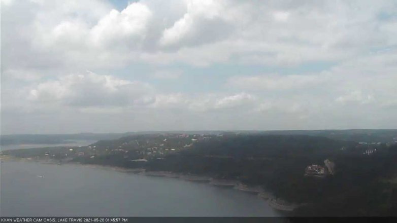 Lake Travis webcam, May 26, 2021 1:45 PM CT