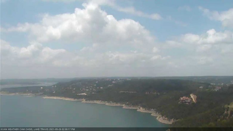Lake Travis webcam, May 26, 2021 2:00 PM CT