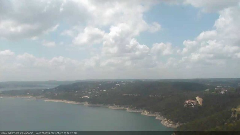 Lake Travis webcam, May 26, 2021 3:00 PM CT