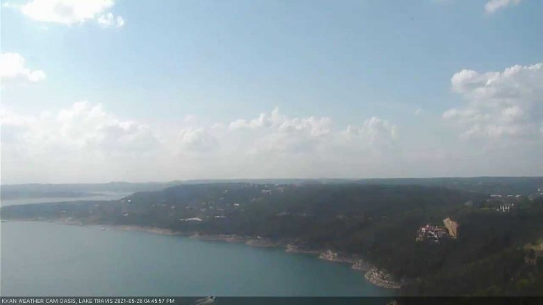 Lake Travis webcam, May 26, 2021 4:45 PM CT