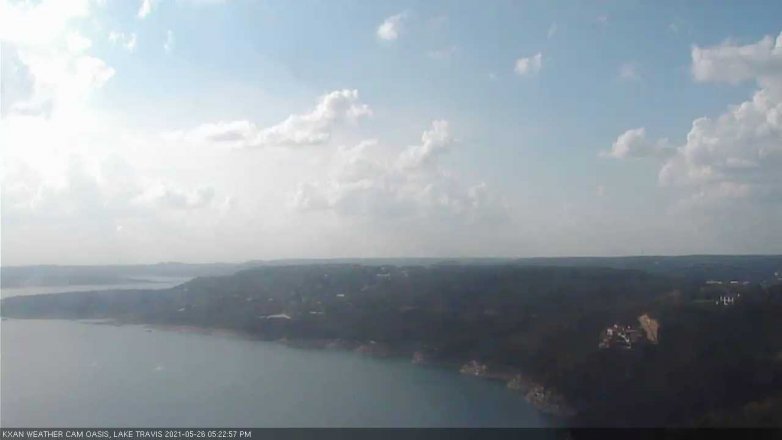 Lake Travis webcam, May 26, 2021 5:25 PM CT