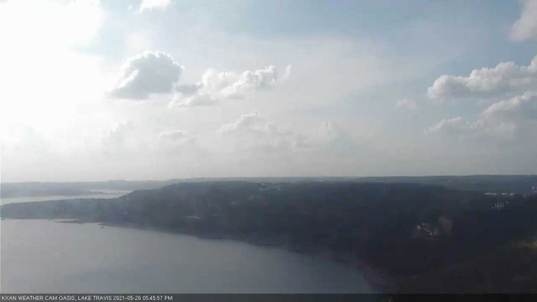 Lake Travis webcam, May 26, 2021 5:45 PM CT