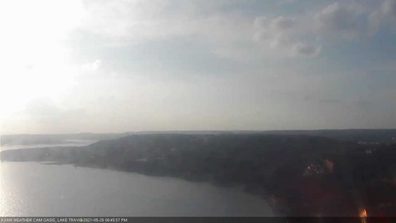 Lake Travis webcam, May 26, 2021 6:45 PM CT