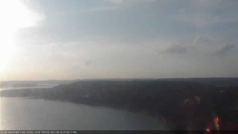 Lake Travis webcam, May 26, 2021 7:00 PM CT