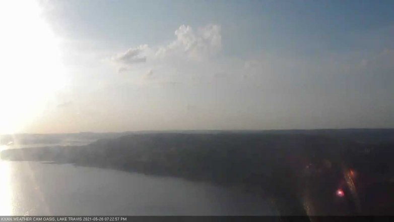 Lake Travis webcam, May 26, 2021 7:25 PM CT