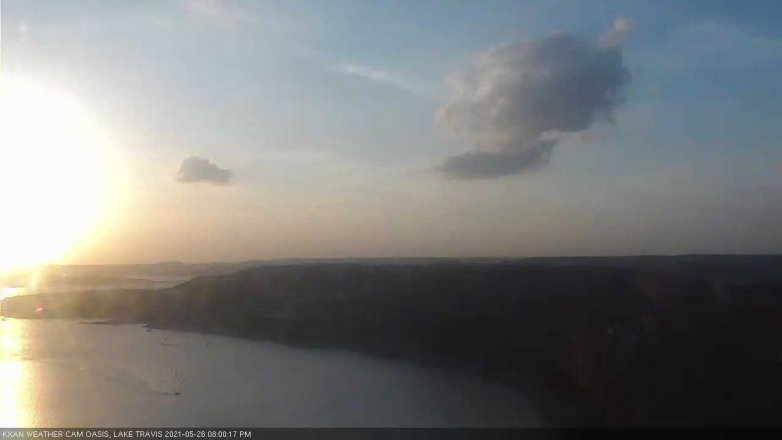 Lake Travis webcam, May 26, 2021 8:00 PM CT