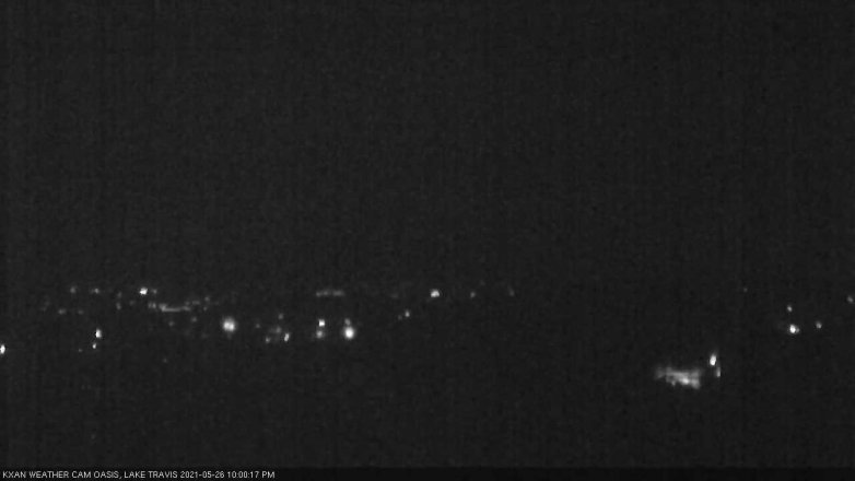Lake Travis webcam, May 26, 2021 10:00 PM CT