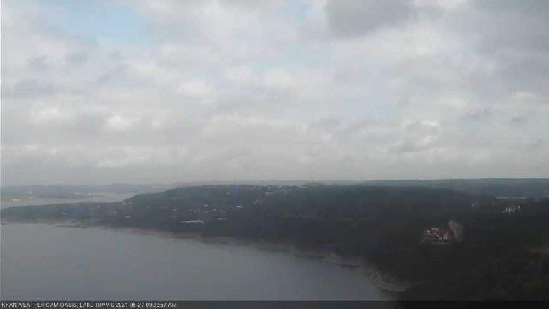 Lake Travis webcam, May 27, 2021 9:25 AM CT