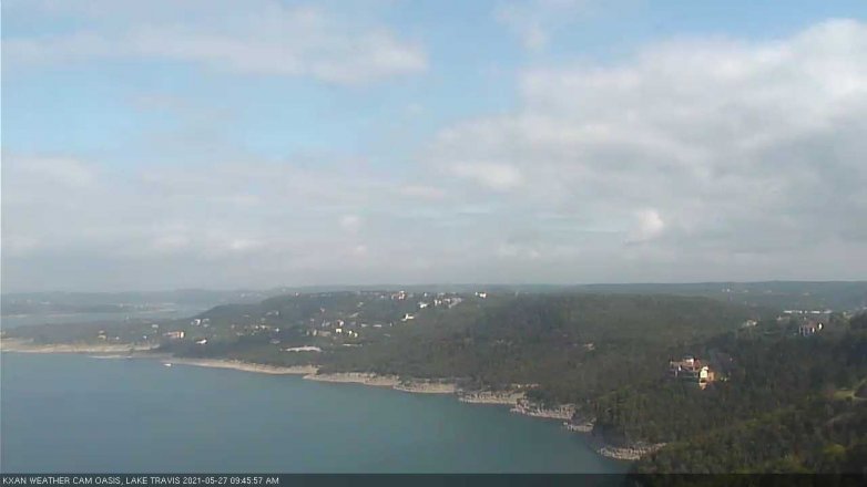 Lake Travis webcam, May 27, 2021 9:45 AM CT