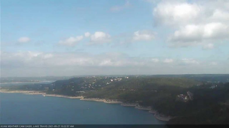 Lake Travis webcam, May 27, 2021 10:25 AM CT