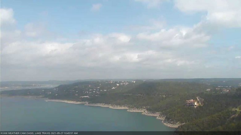 Lake Travis webcam, May 27, 2021 10:45 AM CT