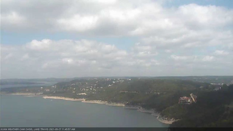 Lake Travis webcam, May 27, 2021 11:45 AM CT