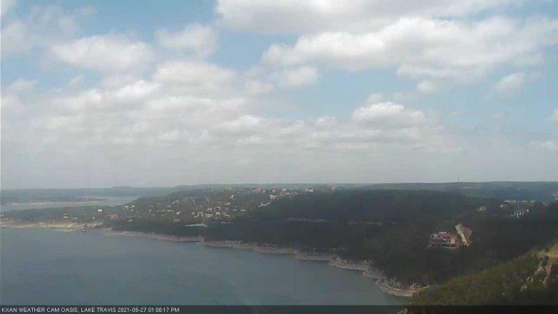 Lake Travis webcam, May 27, 2021 1:00 PM CT