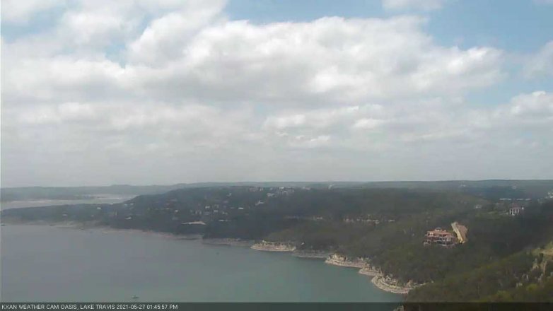 Lake Travis webcam, May 27, 2021 1:45 PM CT