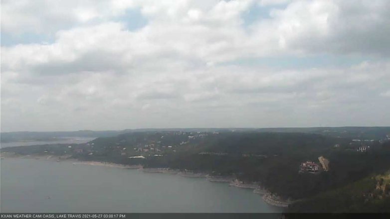 Lake Travis webcam, May 27, 2021 3:00 PM CT