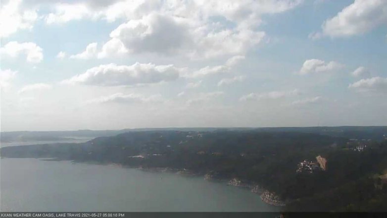 Lake Travis webcam, May 27, 2021 5:00 PM CT