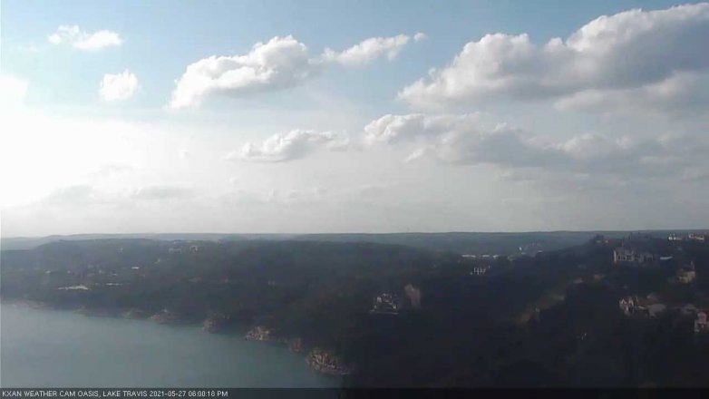 Lake Travis webcam, May 27, 2021 6:00 PM CT