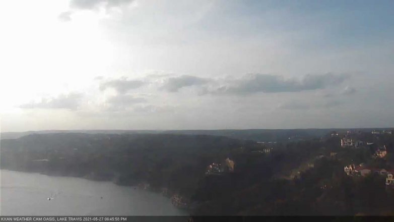 Lake Travis webcam, May 27, 2021 6:45 PM CT