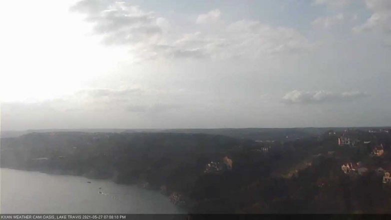 Lake Travis webcam, May 27, 2021 7:00 PM CT