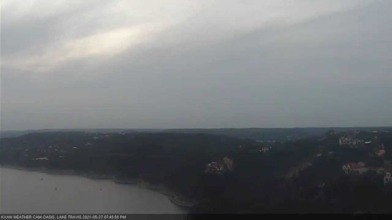 Lake Travis webcam, May 27, 2021 7:45 PM CT
