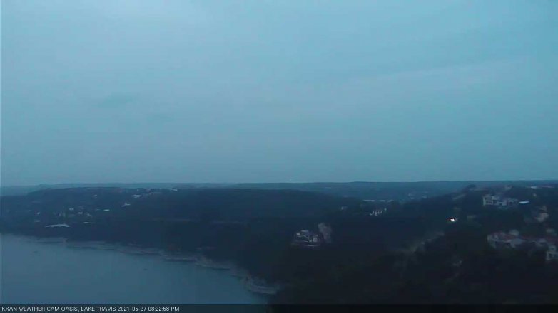 Lake Travis webcam, May 27, 2021 8:25 PM CT
