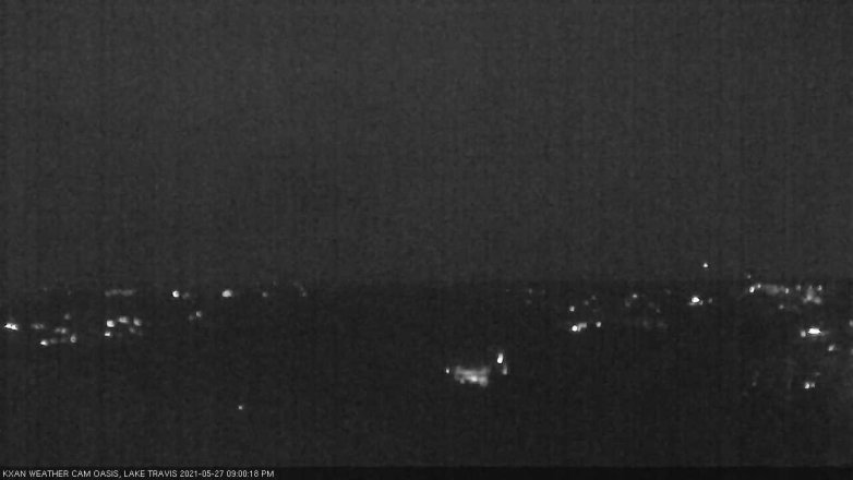 Lake Travis webcam, May 27, 2021 9:00 PM CT