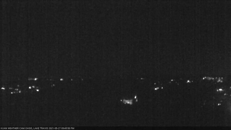 Lake Travis webcam, May 27, 2021 9:45 PM CT