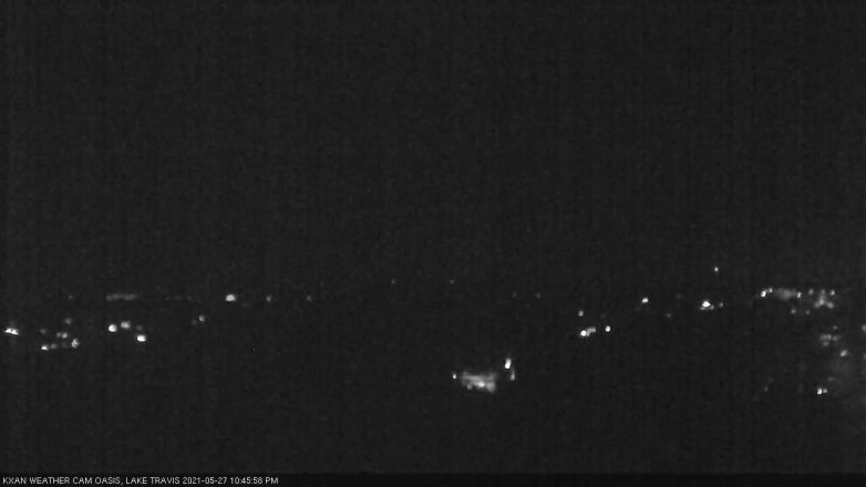 Lake Travis webcam, May 27, 2021 10:45 PM CT