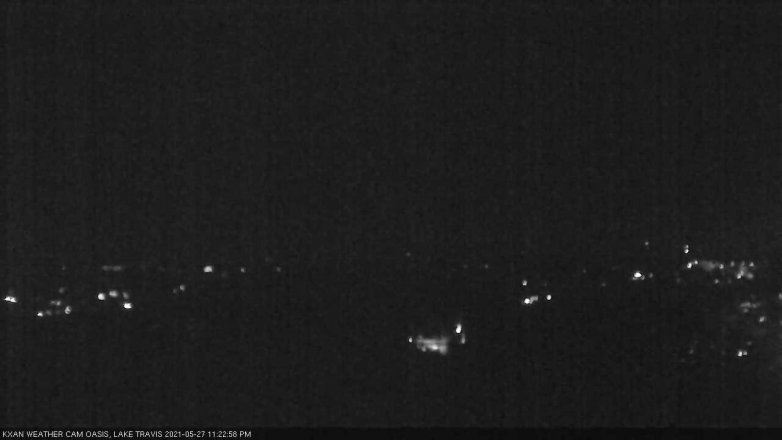 Lake Travis webcam, May 27, 2021 11:25 PM CT