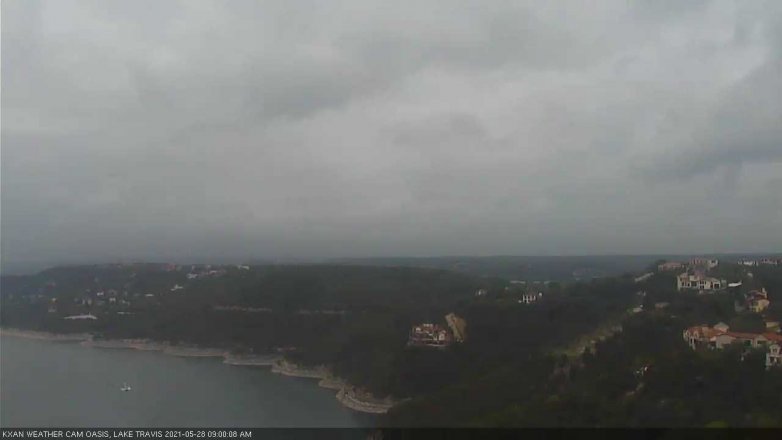 Lake Travis webcam, May 28, 2021 9:00 AM CT