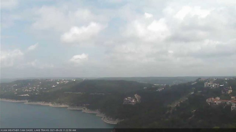 Lake Travis webcam, May 28, 2021 11:25 AM CT