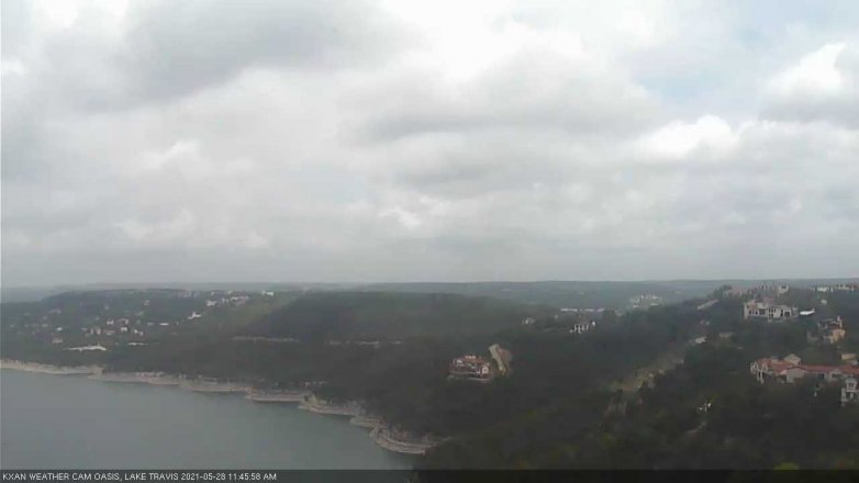 Lake Travis webcam, May 28, 2021 11:45 AM CT