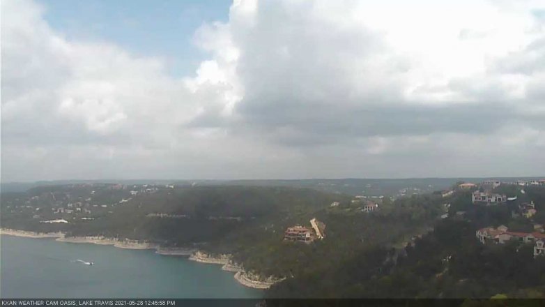 Lake Travis webcam, May 28, 2021 12:45 PM CT