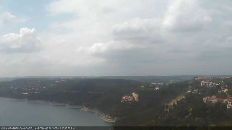 Lake Travis webcam, May 28, 2021 3:45 PM CT