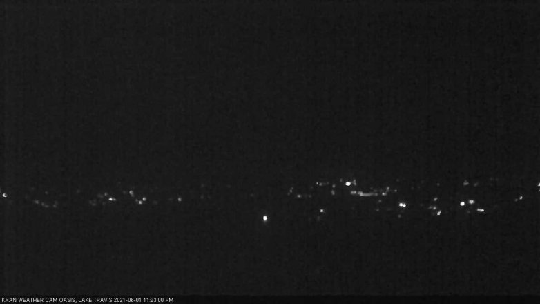 Lake Travis webcam, June 1, 2021 11:25 PM CT
