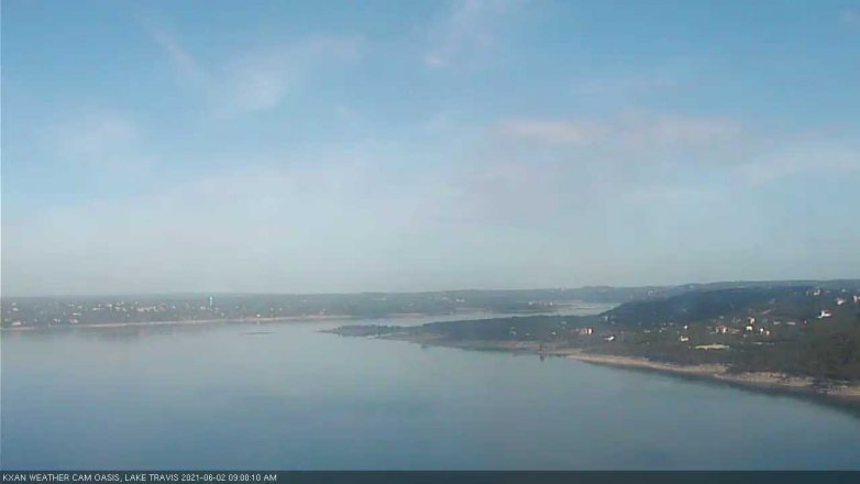 Lake Travis webcam, June 2, 2021 9:00 AM CT
