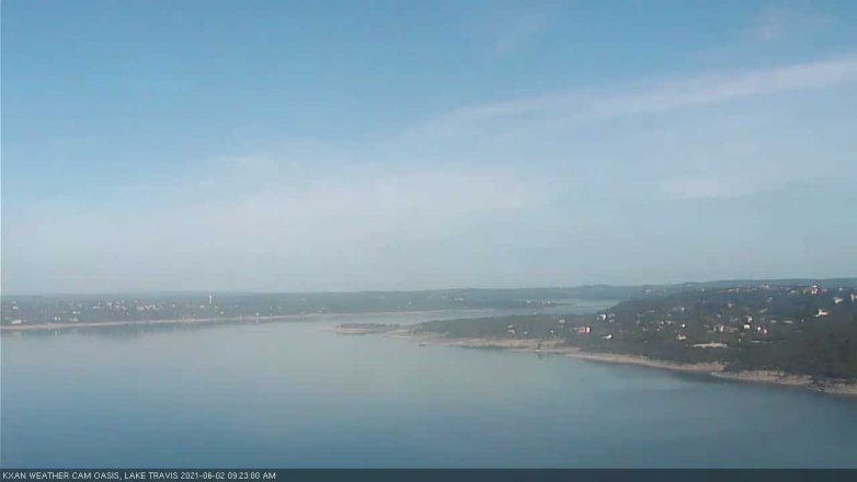 Lake Travis webcam, June 2, 2021 9:25 AM CT