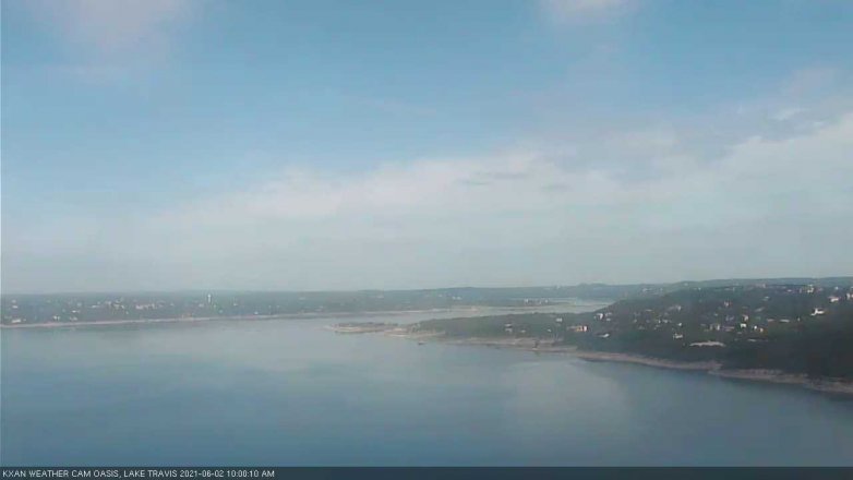Lake Travis webcam, June 2, 2021 10:00 AM CT